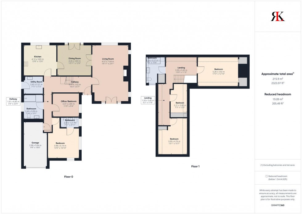 Floorplan for 3 Lucy Walters Close, Rosemarket