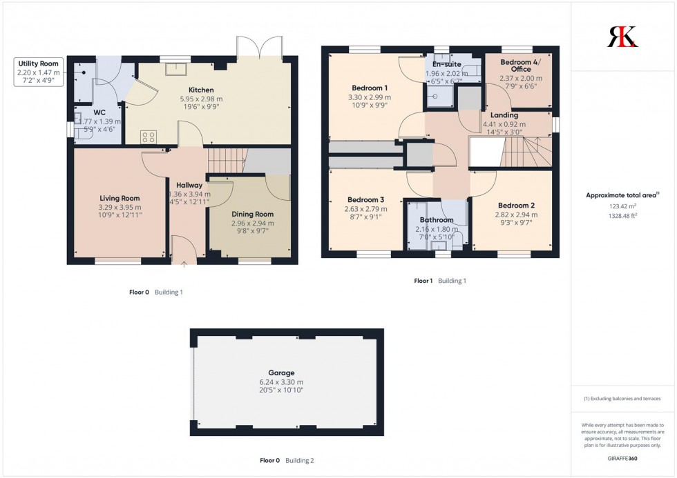 Floorplan for 100 Tasker Way, Haverfordwest