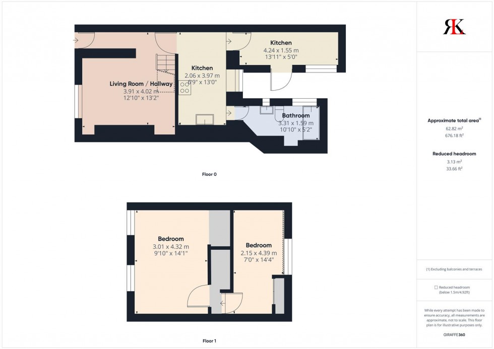 Floorplan for 101 City Road, Haverfordwest