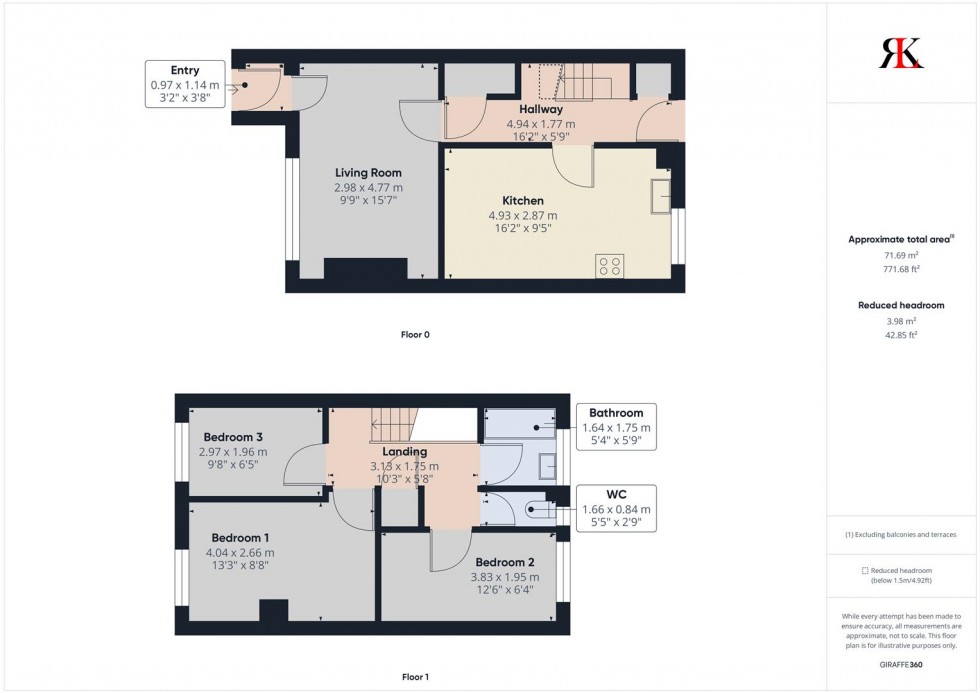 Floorplan for 32 Scotchwell View, Haverfordwest