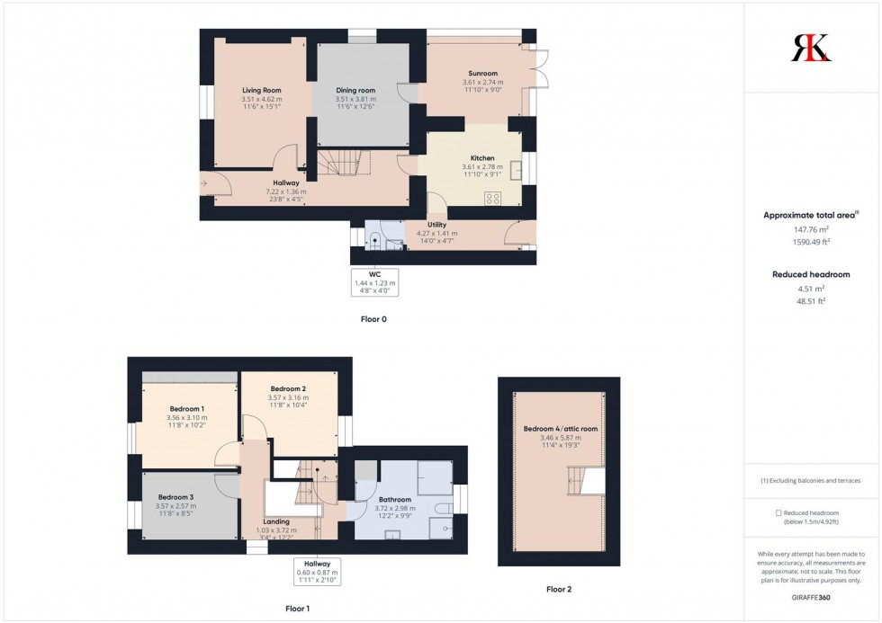 Floorplan for 13 Main Road, Waterston, Milford Haven