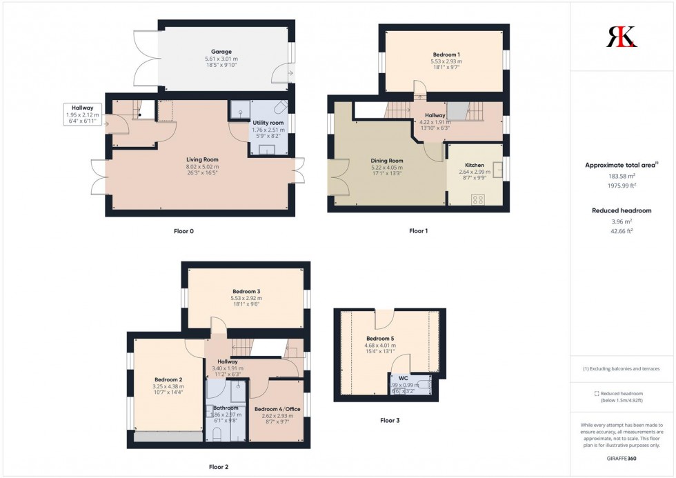 Floorplan for 23 Kensington Gardens, SA61 2RL