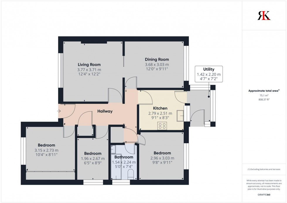 Floorplan for 17 Addison Road, Haverfordwest