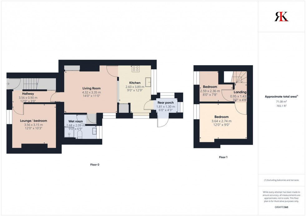 Floorplan for 5 Frederick Street, Neyland, Milford Haven