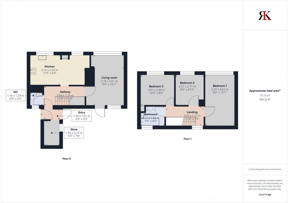 Floorplan for 557 Hywel Road, Haverfordwest