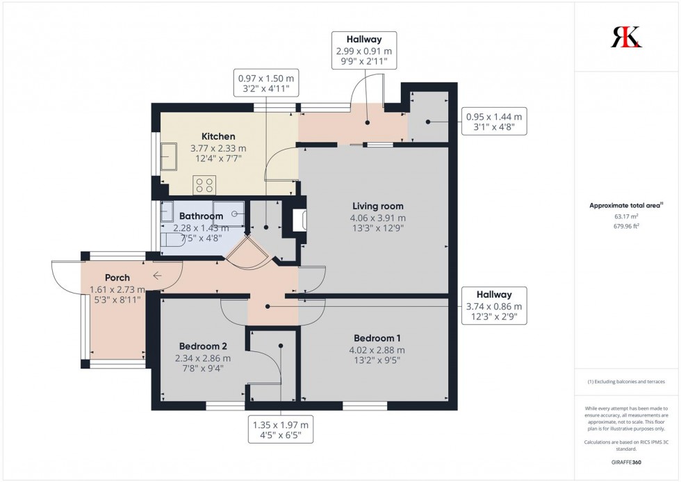 Floorplan for 20 Guildford Row, Llangwm, Haverfordwest