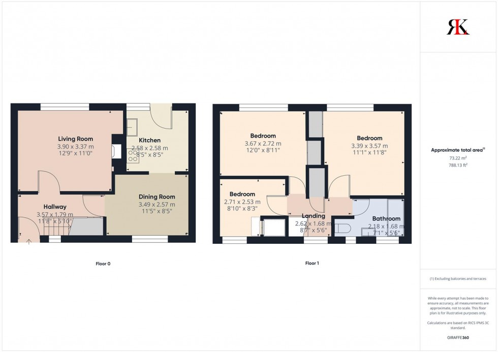 Floorplan for 61 Blue Anchor Way, Dale, SA62 3RJ