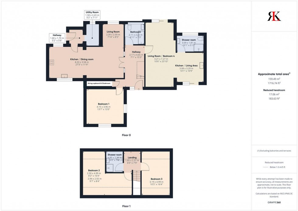 Floorplan for Oakvale, Spittal, Haverfordwest