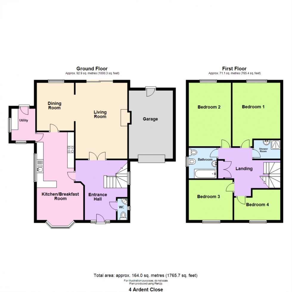 Floorplan for 4 Ardent Close, Steynton, Milford Haven