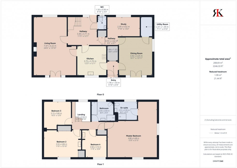 Floorplan for Godre'r Mynydd, Rosebush, SA66 7QU