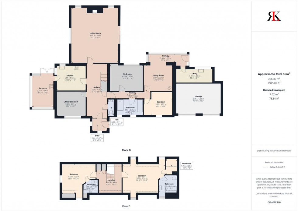 Floorplan for 4 Courtfield Drive, Simpson Cross SA62 6EQ