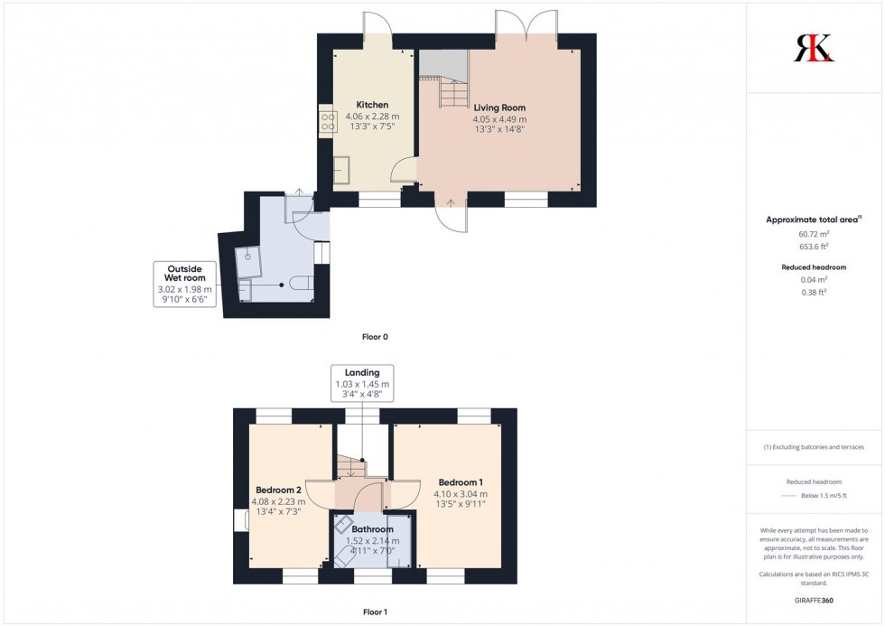 Floorplan for 4 Guildford Bridge, Llangwm