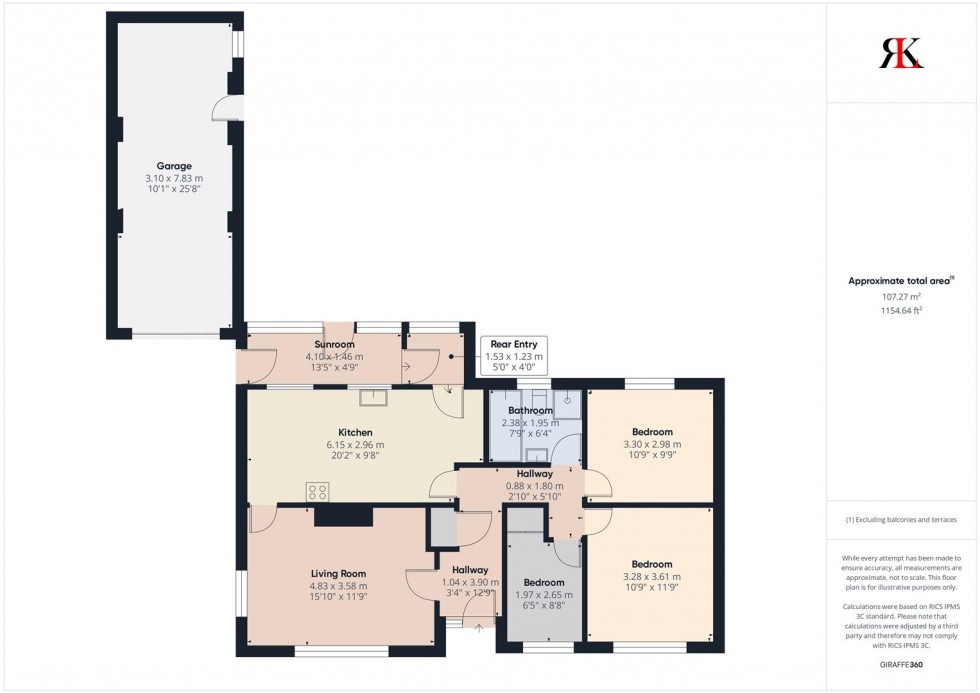 Floorplan for Penrose, Troopers Inn, Llangwm SA62 4NJ