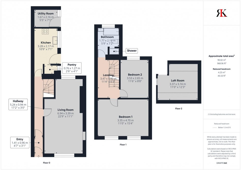 Floorplan for 4 Bush Row, Haverfordwest