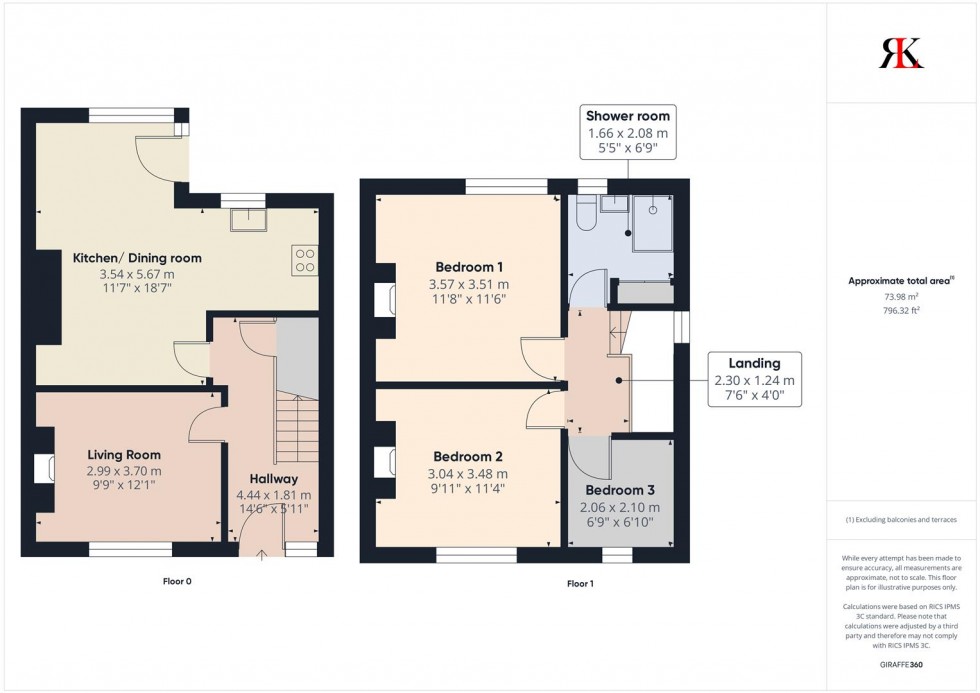 Floorplan for 70 Portfield, Haverfordwest