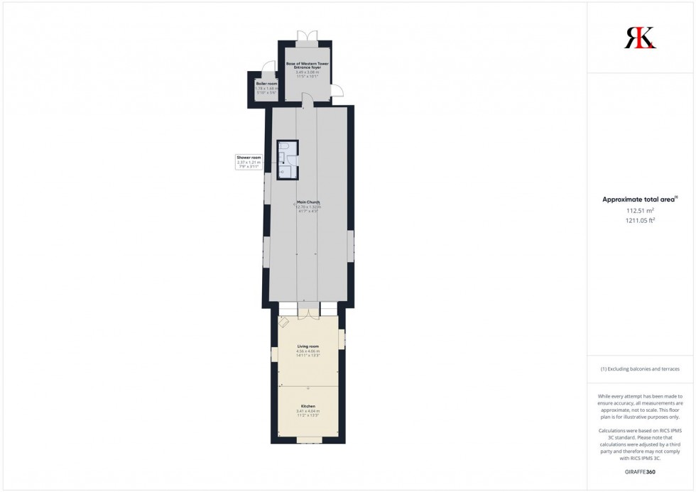 Floorplan for Tower House, Ambleston, SA62 5QY