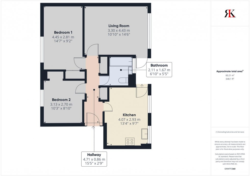 Floorplan for 21 Curlew Close, Haverfordwest