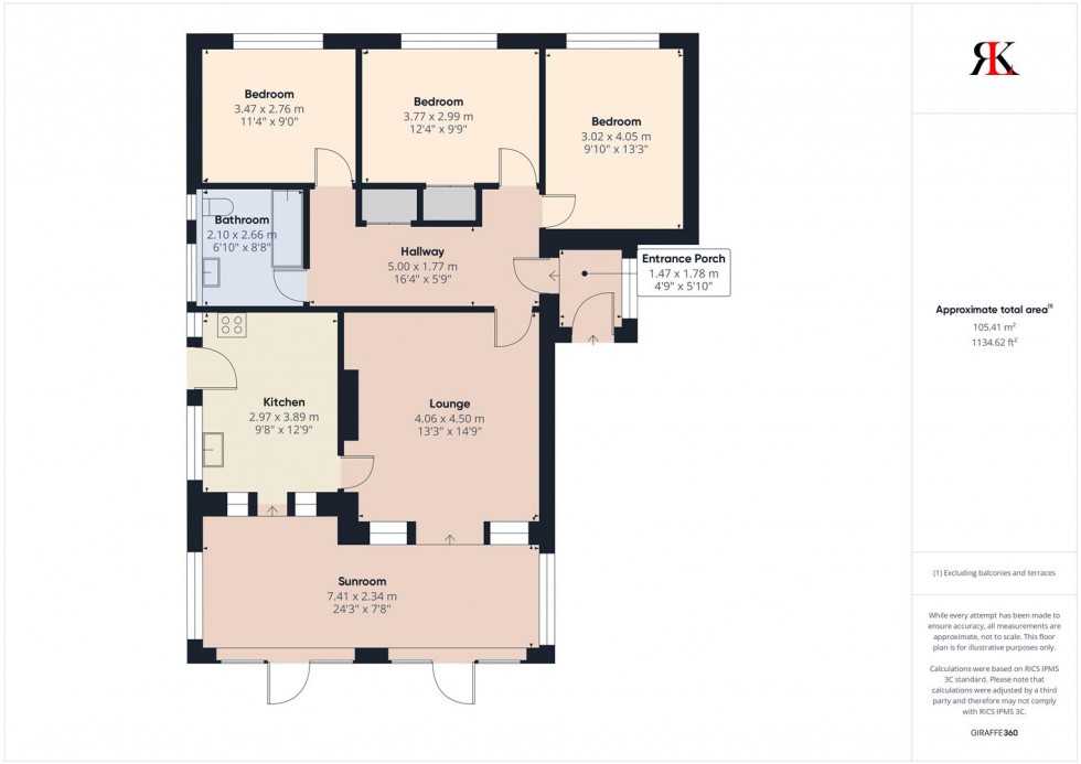 Floorplan for Avalon, Pointfields Crescent, Hakin